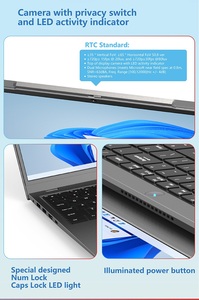 Ordinateur portable personnalisable avec boîtier entièrement métallique, neuf, en gros, avec processeurs I3, I5, I7 - Product Image 2