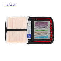 Kit de formation pour étudiants en médecine, ensemble complet, acier inoxydable, coussinet de suture en silicone, marque Healer, durable pour les écoles et les sciences médicales