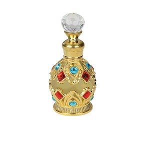 15ml Arab kim loại Parfum chai Genie mỹ phẩm chai tinh dầu Chai nhỏ giọt - Product Image 5