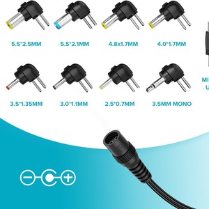 30W Adjustable Power <b>Adapter</b>, 3V-<b>12V</b> Charger with USB, 12W Multi-functional Monitoring LED Light Power Supply - Product Image 4