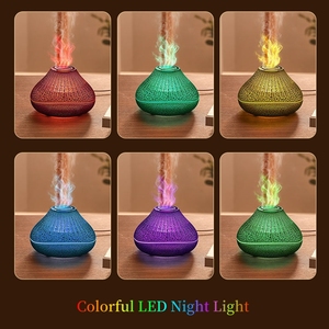 <span class=keywords><strong>Diffuseur</strong></span> d'aromathérapie à flamme réaliste, humidificateur à flamme multicolore pour la maison et le bureau - Product Image 3