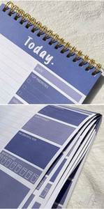 Nuovo libro di piano settimanale del libro del piano creativo del taccuino Flip Up inglese nuovo libro colorato - Product Image 4