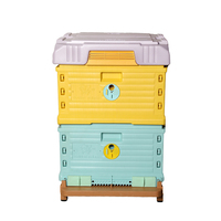 Cajas de Colmena Langstroth de 2 Niveles, Colmenas de Abejas, Colmenas de PVC para Apicultura