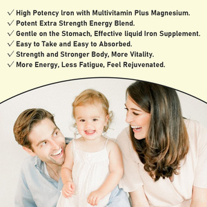 Meilleure Vente : Gouttes Liquides de Fer à Haute Puissance avec Multivitamines et Magnésium – Mélange Énergétique Puissant et Extra Fort - Product Image 3