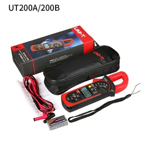 (UNI-T) Medidor de braçadeira de alta precisão digital AC-DC amperímetro voltímetro anti-queimadura anti-falha teste eletricista doméstico UT202S/UT202BT