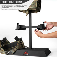 Support de rangement indépendant pour casque tactique multifonctionnel LUPU, ceinture, support d'affichage, cadre en fer, intérieur