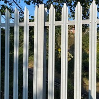 Valla de Palisadas de Barra Plana Resistente con Larga Vida Útil para Reducir Desperdicios