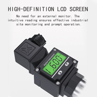 Transmitter Tekanan Digital Cerdas 4-20mA Tampilan Layar Sensor Tekanan Diferensial Presisi Tinggi Tahan Suhu Tinggi