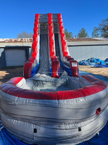 हॉट बिक्री वाणिज्यिक लोकप्रिय पार्टी किराये में 5 मीटर पानी स्लाइड - Product Image 4