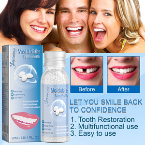 Colla per Denti Multiuso per Igiene Orale, Trucco Televisivo, Modifica di Protesi, Otturazioni Temporanee, Riempimento di Spazi tra i Denti - Product Image 3