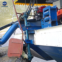 Pompe à sable électrique de dragage par aspiration à jet de 8 pouces avec capacité de 200 m³/h et profondeur de dragage de 10 m