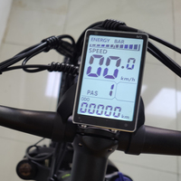 Sepeda gunung listrik Off-Road 2000w, ban ganda sepeda suspensi penuh 2000W 48V 21Ah ban 26 inci e-bike