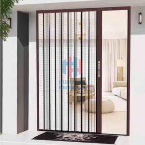 <span class=keywords><strong>Porte</strong></span> invisible télescopique anti-insectes <span class=keywords><strong>en</strong></span> alliage d'aluminium haute transparence - Product Image 2