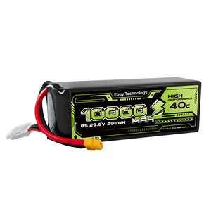 EBUY Power, Fabricante Chino, Mejor Precio, Batería Recargable para Dron UAV 6s 12s 18s 10000mah 12000MAH 40C para Helicóptero - Product Image 1