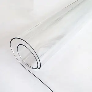 Wasserdichte 0,05mm Dicke Normale klare PVC-Weich folie Super klare transparente flexible PVC-Folie für Urin beutel