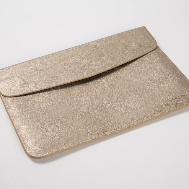 Slim PU Leather Laptop Sleeve with Magnetic Flap  Protective Computer Bag for 13/14/15 Inch Laptops
