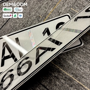 Plaque d'immatriculation de voiture souvenir de style nouveau RDC, en plastique acrylique réfléchissant de haute qualité, plaque d'immatriculation CGO <span class=keywords><strong>Congo</strong></span> - Product Image 4