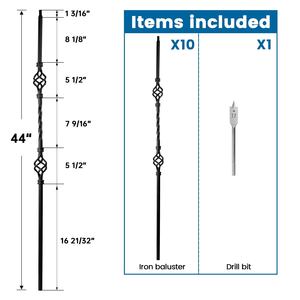 درابزين أسود غير لامع على الطراز الحديث بقطع الليزر بالشرفة مع أحجام مخصصة وخيار زجاجي - Product Image 4