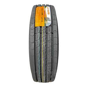 Neumáticos al por mayor para camiones 11R22.5 11R24.5, patrón de dirección TBR, neumático radial para todo tipo de clima para autobuses y camiones - Product Image 1