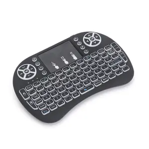 Rii i8 Mini 2.4G Wireless Keyboard Touchpad Color Backlit Air Mouse Backlight Remote control For Android TV Box Smart TV PC