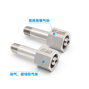 Conector de Cilindro de Gas de Acero Inoxidable By-Lok W21.8RH para Gases Inflamables y Corrosivos - Product Image 1