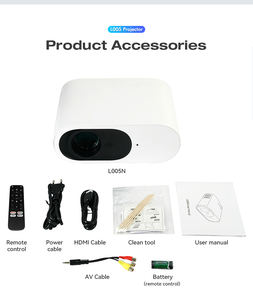 <span class=keywords><strong>Mini</strong></span> <span class=keywords><strong>Proyector</strong></span> Inteligente <span class=keywords><strong>WIFI</strong></span> de Última Generación con Resolución <span class=keywords><strong>Full</strong></span> <span class=keywords><strong>HD</strong></span> <span class=keywords><strong>1080P</strong></span> y 4K, <span class=keywords><strong>550</strong></span> Lúmenes, Altavoces Integrados, para Cine en Exteriores - Product Image 6