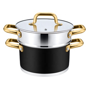 Beyaz ford <span class=keywords><strong>Xylan</strong></span> yapışmaz kaplama ile 24cm düz şekil yapışmaz paslanmaz çelik tencere sote tava FryPan - Product Image 4