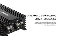 Amplifier Mobil MonoBlock 1 Saluran Kualitas Tinggi Kelas D RMS 2500W RMS 1-ohm SPL Audio Mobil Amplifier Daya Satu Saluran Kelas D