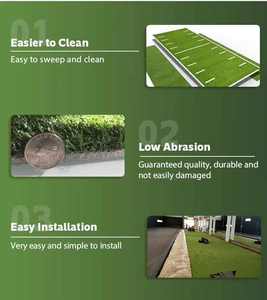 Césped <span class=keywords><strong>Artificial</strong></span> para Gimnasio a Precios Económicos, Alfombra Azul Personalizada para Espacios Públicos, Césped Sintético para Gimnasio - Product Image 4