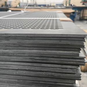 HUANJI <b>Square</b> Carbon <b>Steel</b> Aluminum Alloy Galvanized Metal Sheet Anodized Finish Durable Anti-Corrosion ISO9001 Certified - Product Image 2
