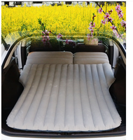 Matelas gonflable de voiture à surface souple floquée, lit pneumatique de voiture SUV, siège arrière de voiture auto-conduite, matelas gonflable