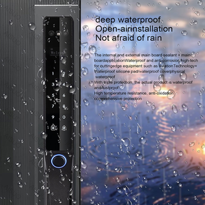 Aisuo Nouveau produit Serrure intelligente Tuya Wifi entièrement automatique avec précision <span class=keywords><strong>CNC</strong></span> et reconnaissance faciale Serrure de porte intelligente - Product Image 4