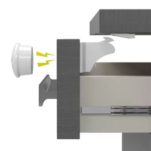 Cerradura Magnética de Seguridad para Bebés con 12 Cierres y 3 Llaves - Material ABS, Diseño Oculto, Modelo 823, Para Todas las Estaciones - Product Image 2
