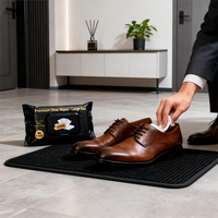 Lingettes nettoyantes pour chaussures pratiques pour les voyages - Biodégradables et nettoyage instantané