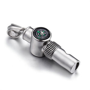 Collar con Colgante de Acero Inoxidable con Diseño de Brújula Creativa Europea y Americana para <span class=keywords><strong>Hombre</strong></span> y Mujer, Venta al por Mayor - Product Image 3