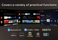Televisor Inteligente UCOM de 85 Pulgadas FHD 4K Android con Protección Contra Sobretensiones, LED, para Uso en Hoteles, Color Negro