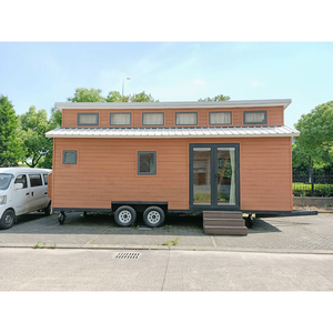 Casa prefabricada USA Standard Tiny House on Wheels Casa con <span class=keywords><strong>loft</strong></span> para familia Prefabricada - Product Image 1