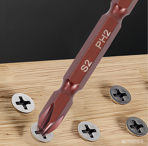 Juego de Puntas de <span class=keywords><strong>Destornillador</strong></span> Eléctrico de Doble Cabeza Phillips de Acero al Cromo-Vanadio de Alta Capacidad y Varias Longitudes de Grado Industrial - Product Image 4