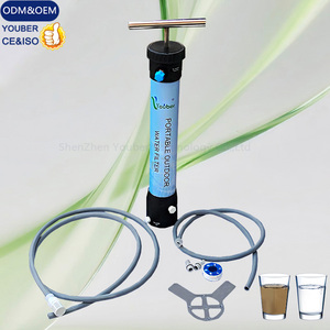 300L/Hour Outdoor Water <strong>Purifier</strong> Home Filtration Drinking Water Machine Manual Survival Emergency Outdoor <strong>Ceramic</strong> Water Filter - Product Image 1