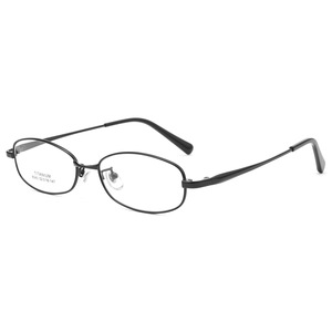 Pure Titanium Eyeglasses Frame <strong>Narrow</strong> Lightweight IP Plating Anti Corrosion Thin Lens Unisex Prescription <strong>Spectacles</strong> - Product Image 2