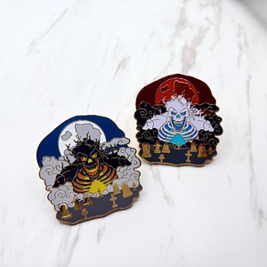 Sets de insignias de metal esmaltado duro de inspiración de dibujos animados, con diseños de fabricante, de fútbol, Kidrobot, cuchara y República Dominicana, al por mayor - Product Image 6