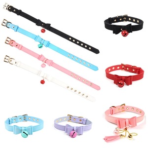 Kit de jouets sexuels pour adultes SM alternative unisexe mignon arc chien cloche collier de sexe produits Bondage <span class=keywords><strong>Bdsms</strong></span> collier - Product Image 1