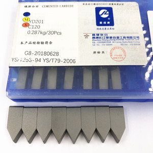 เม็ดมีดกลึงแบบเชื่อมประสาน C120 ยี่ห้อ Hgtool ได้รับการรับรองมาตรฐาน ISO9001 เกรด YG6/K10 คุณภาพสูง C120 P30 เชื่อมประสาน - Product Image 1