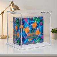 Boîtier de protection magnétique en acrylique transparent pour ETB - Boîte sur mesure avec protection UV pour Black Bolt et objets de collection TCG