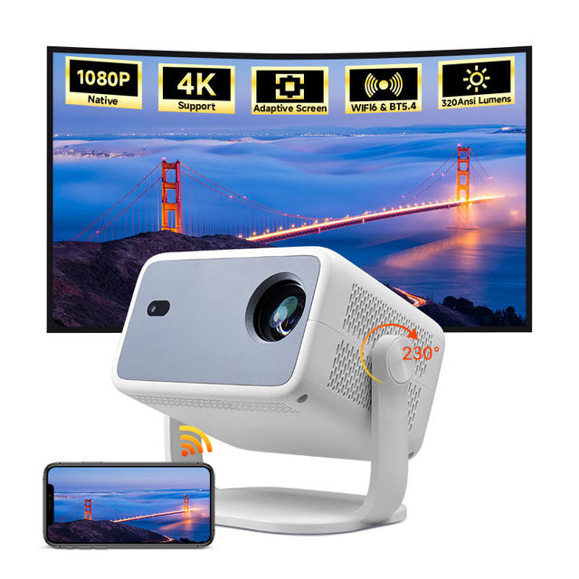 2025 New Arrival L018 MAX 4K Projector Android 13 4K Home Theater HDR10+Build-in Triple Laser Projector