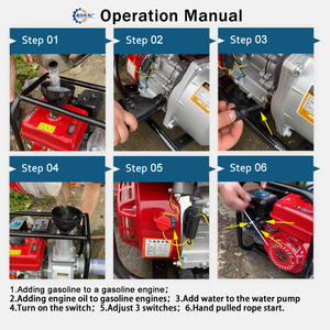 Máy nông nghiệp 168F Động cơ diesel công suất lớn Động cơ diesel một xi-lanh bốn thì 6.5hp - Product Image 5