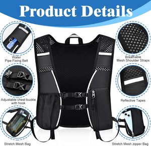 Mochila Deportiva Unisex Personalizada, Mochila de Ciclismo, Running, Senderismo, Maratón, Entrenamiento, Cierre de Cremallera, Transpirable, Bolsa de Ciclismo - Product Image 2