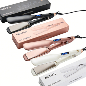 Lisseur ionique numérique en céramique de haute qualité avec arrêt automatique et température réglable pour cheveux raides PLATES PROFESSIONAL GLIDE S - Product Image 4