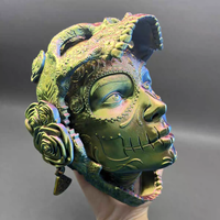 Artisanat 3D de haute qualité avec des moules personnalisés, service d'impression 3D, figurine de squelette de visage de femme magnifique, décoration d'intérieur