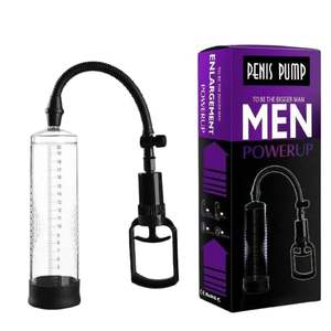 Vakuum-Penispumpe für Männer, Trainingsgerät bei Erektionsstörungen, manuelle Vergrößerung, Verlängerung und Verdickung, Penis-Erektionstrainer mit Zugstange - Product Image 2